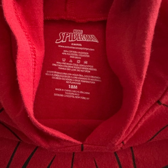 Marvel Red and Blue Spider Costume for Kids - Picture 4 of 4